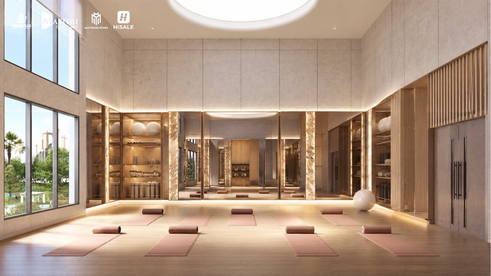 Phối cảnh phòng tập yoga